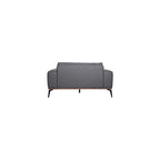 Porter Designs Pietro Top Grain Leather Loveseat - Gray
