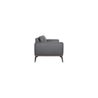 Porter Designs Pietro Top Grain Leather Loveseat - Gray
