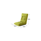 Adjustable and Comfortable Floor Folding Sofa Chair for Home Living Room Furniture Foldable Japanese Floor Lazy Sofa(Black)