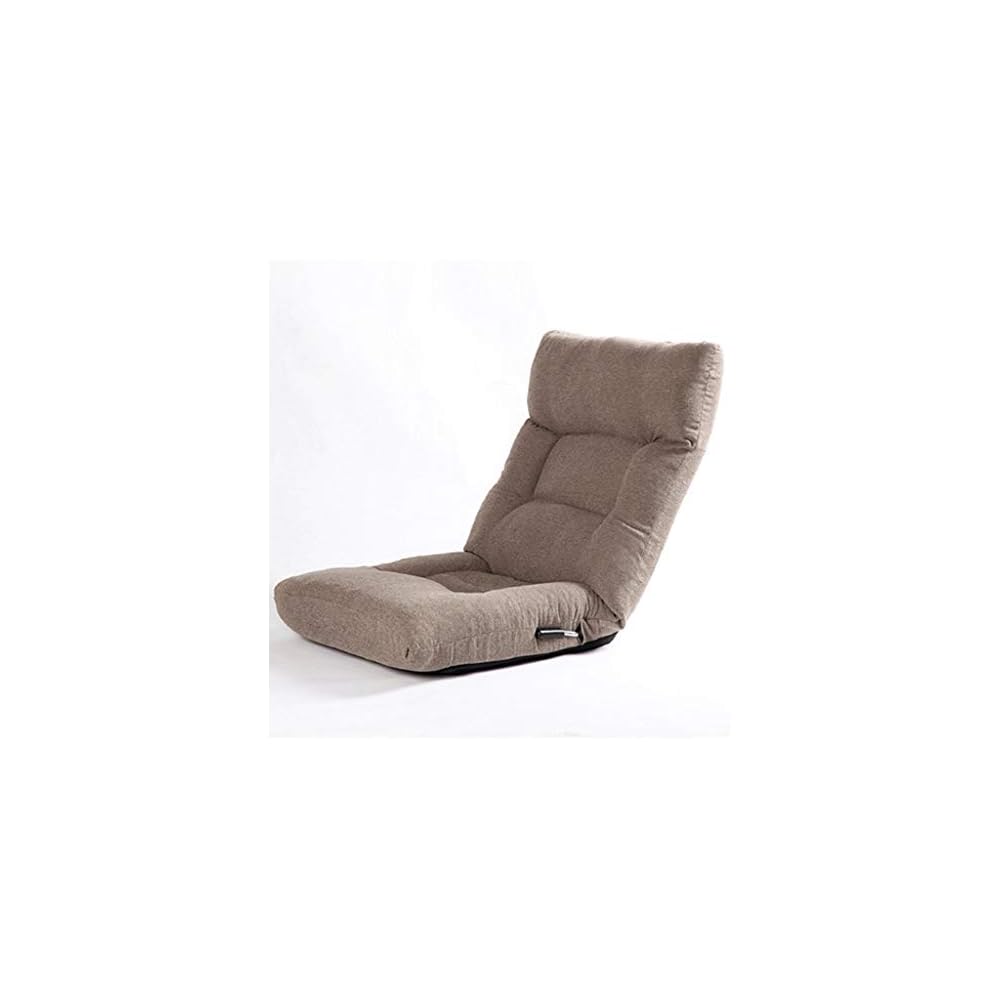 Adjustable and Comfortable Floor Folding Sofa Chair for Home Living Room Furniture Foldable Japanese Floor Lazy Sofa(Black)