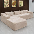 Cloud Sectional Sofa, Comfort Boneless Couch
