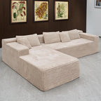 Cloud Sectional Sofa, Comfort Boneless Couch